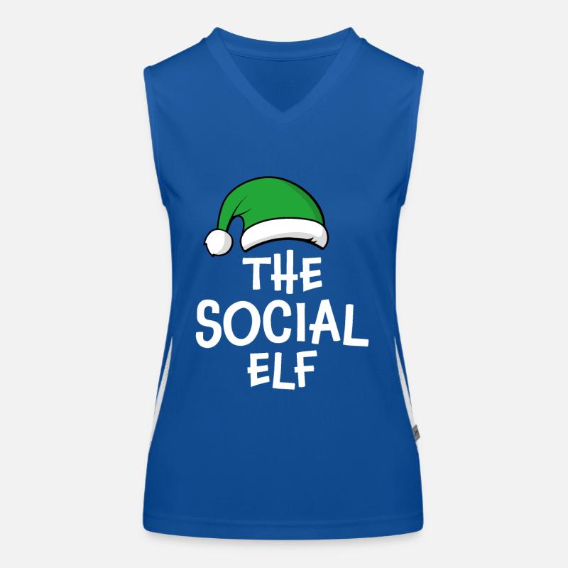 Die soziale Elfe Funktionelles Kontrast-Tank Top für Frauen