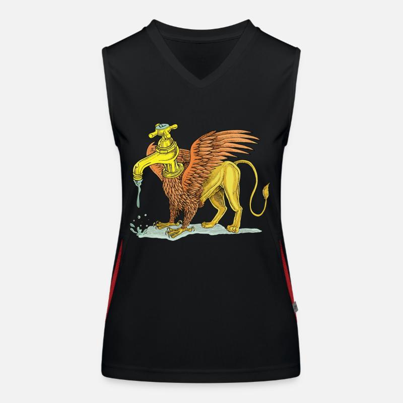 LE ROBINET Débardeur respirant contrasté Femme