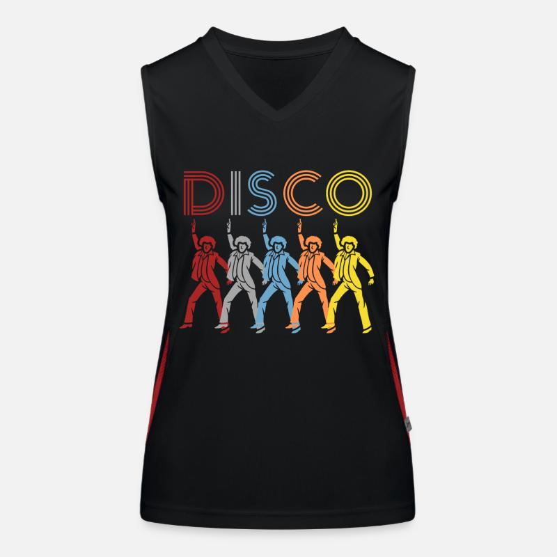 Discothèque Débardeur respirant contrasté Femme