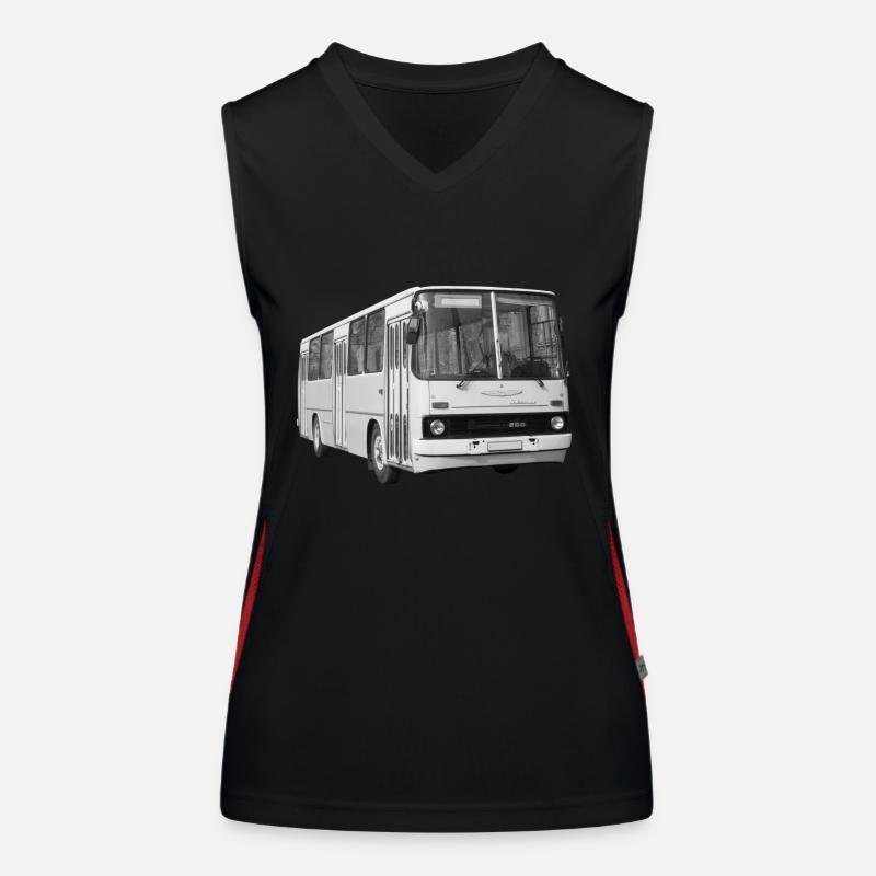 Ikarus 260 Bus Hungary GDR Ostalgie Women's Functional Contrast Tank Top