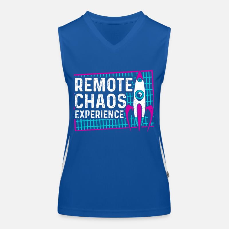 remote chaos experience - CCC Congress Hacker RC3 Women's Functional Contrast Tank Top