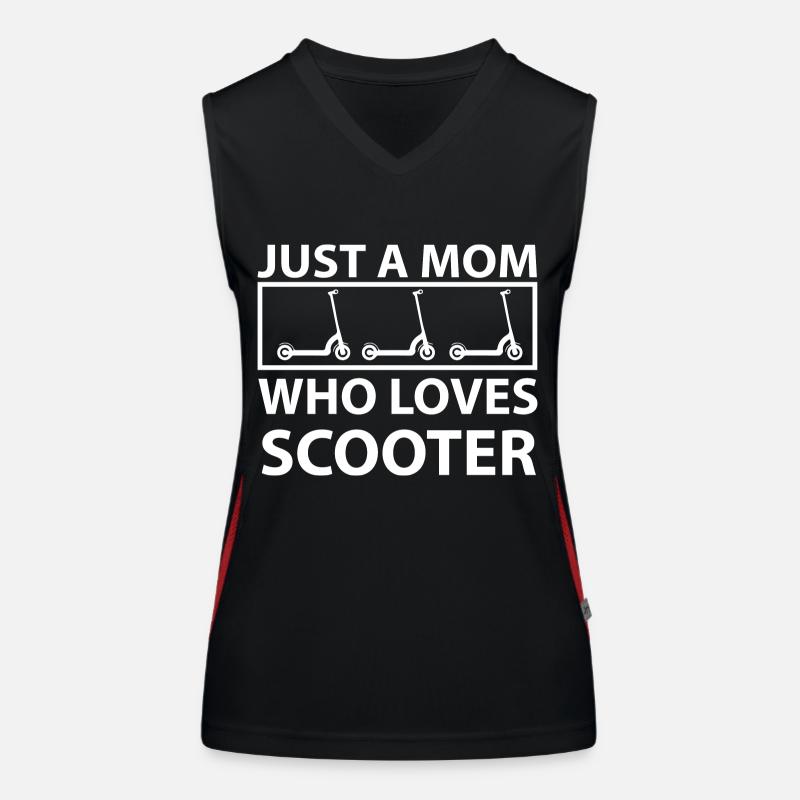 E-Scooter Scooter Women's Functional Contrast Tank Top