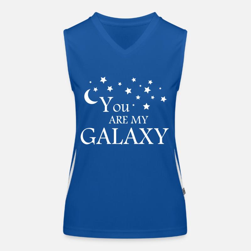 TU ES MA GALAXIE Débardeur respirant contrasté Femme