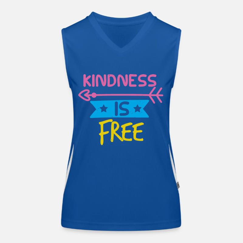 KINDNESS IS FREE Women's Functional Contrast Tank Top