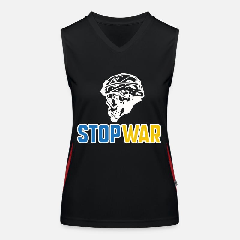Stop war Débardeur respirant contrasté Femme