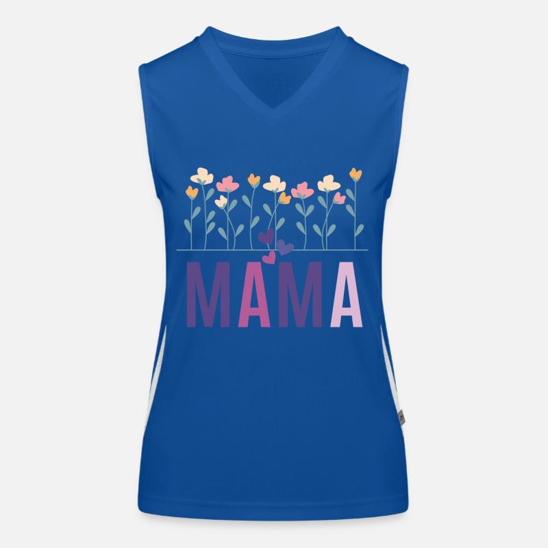 Mama Muttertag T-Shirt Funktionelles Kontrast-Tank Top für Frauen