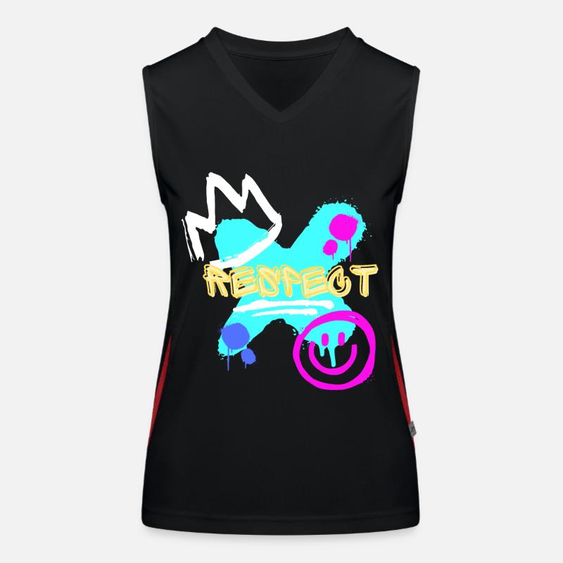 Respect Graffiti Women's Functional Contrast Tank Top
