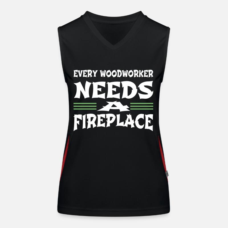 Present Idea Jackhammer Carpenter Women's Functional Contrast Tank Top