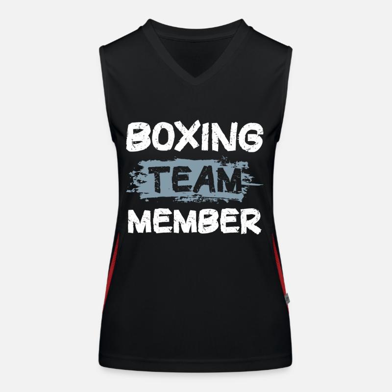 Équipe de boxe Débardeur respirant contrasté Femme