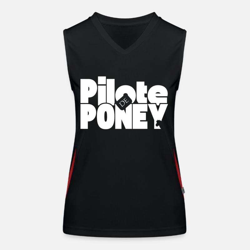 Pony Pilot Women's Functional Contrast Tank Top