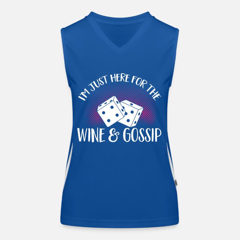 Bunco Dice Game Women's Functional Contrast Tank Top