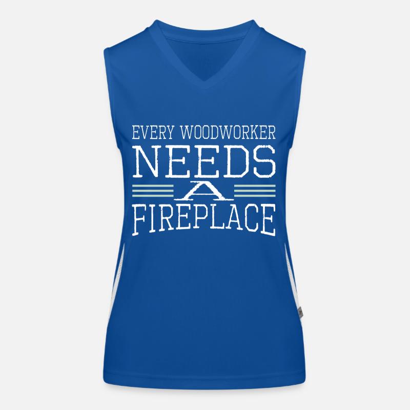 bday présent bûcheron bûcheron menuisier Débardeur respirant contrasté Femme