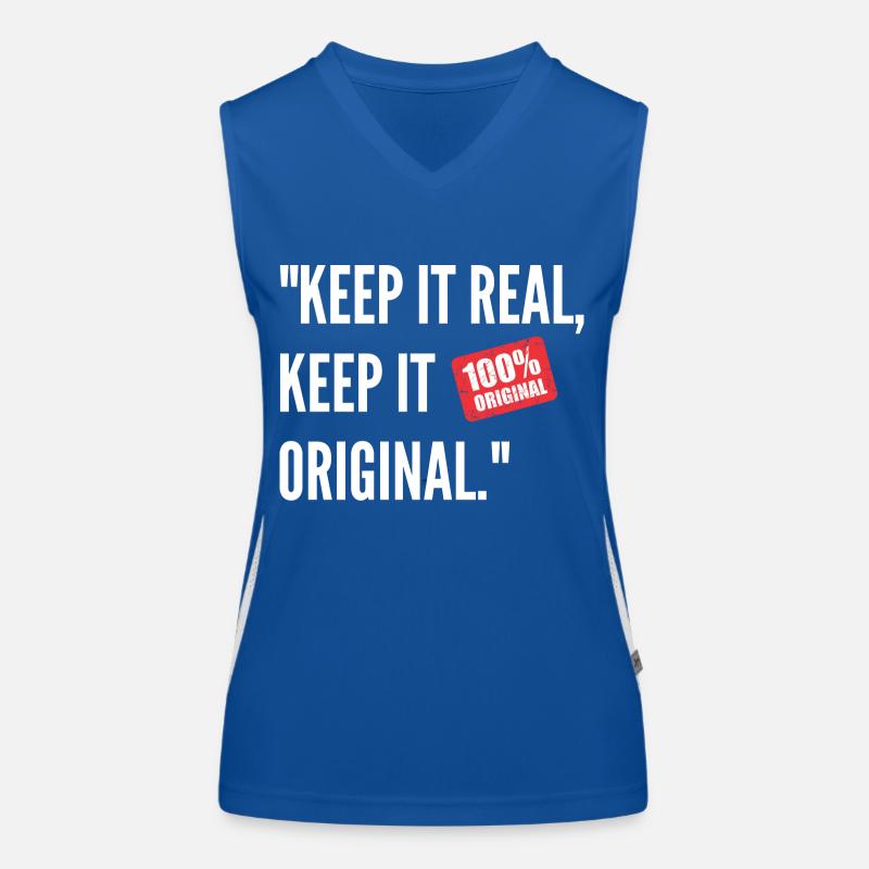 Paroles de sagesse réelles et simplement originales Débardeur respirant contrasté Femme