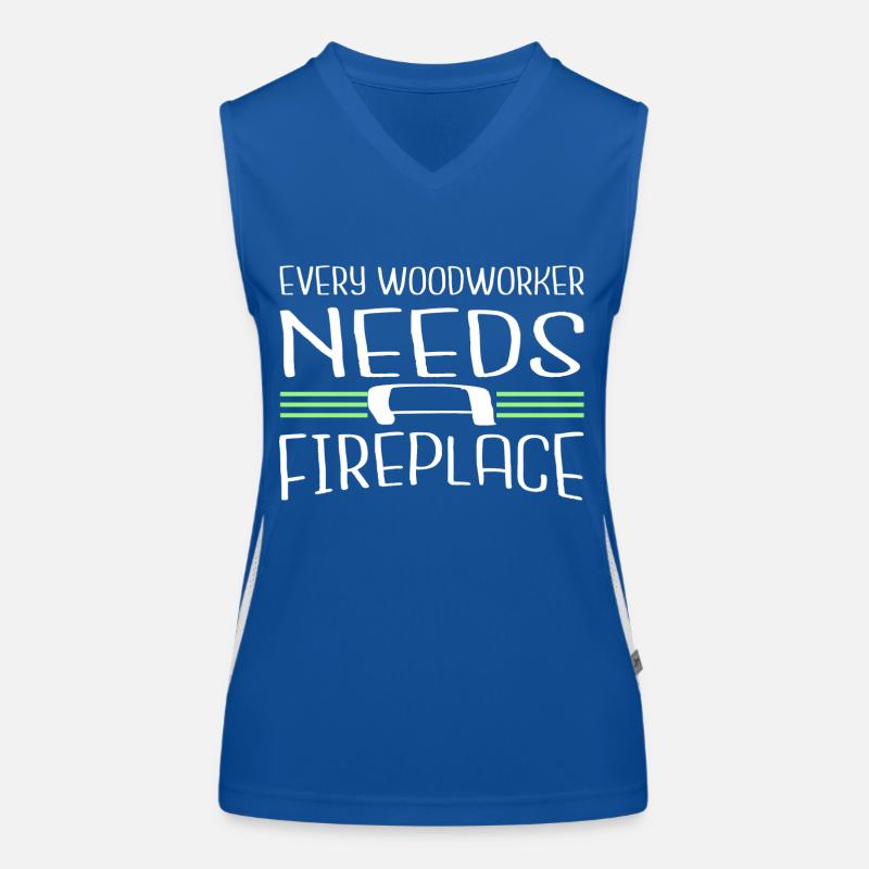 bday cool logging lumberjackwoodworking mason Funktionelles Kontrast-Tank Top für Frauen