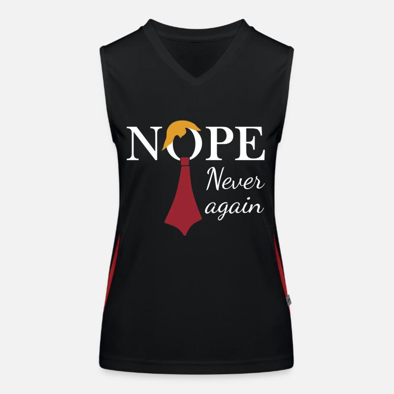 Nein. Nie wieder Funktionelles Kontrast-Tank Top für Frauen