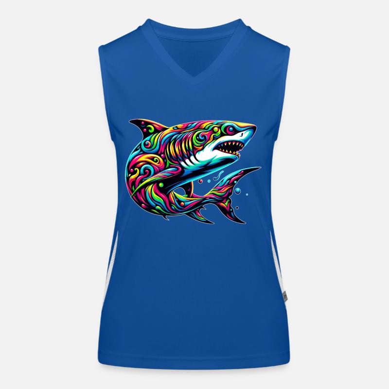 Requin Débardeur respirant contrasté Femme