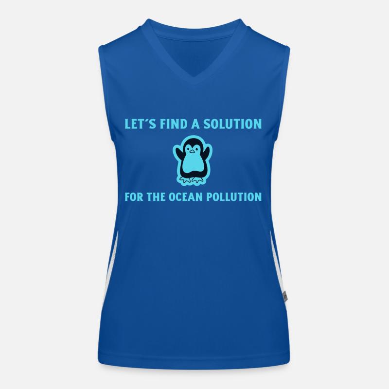 Marine Conservation Women's Functional Contrast Tank Top