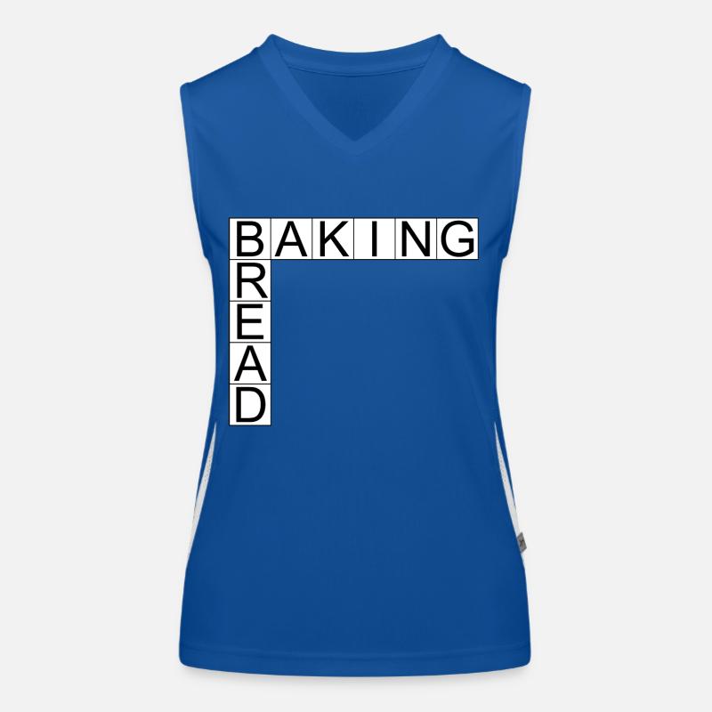 Baking Bread Funktionelles Kontrast-Tank Top für Frauen