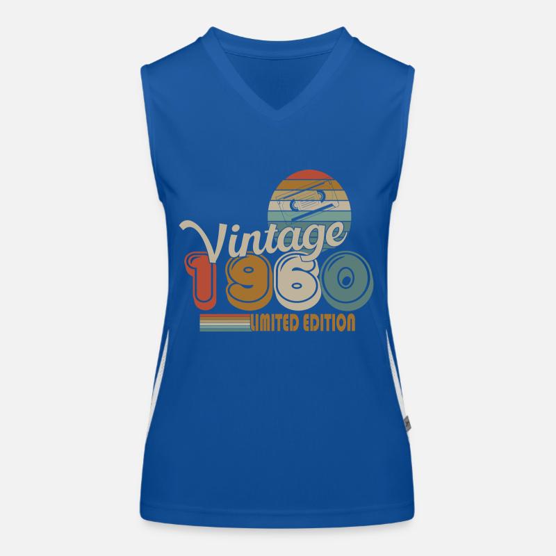 1960 Funktionelles Kontrast-Tank Top für Frauen