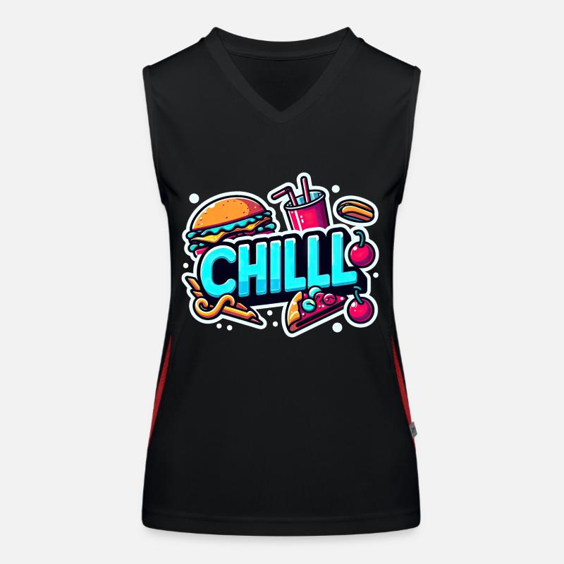 Autocollant Chill Débardeur respirant contrasté Femme