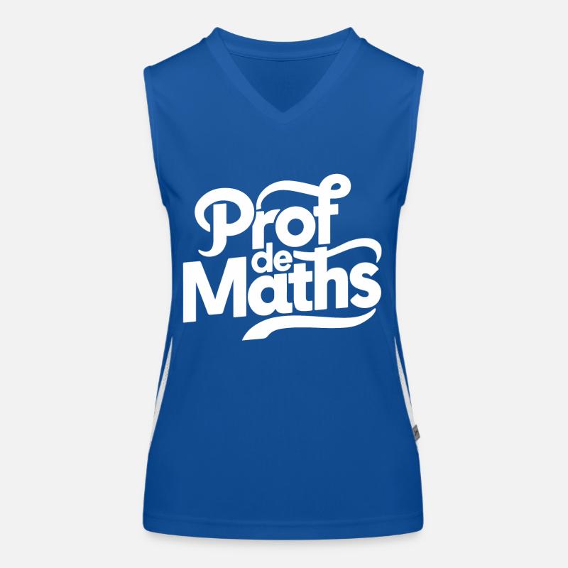 Prof de maths Débardeur respirant contrasté Femme