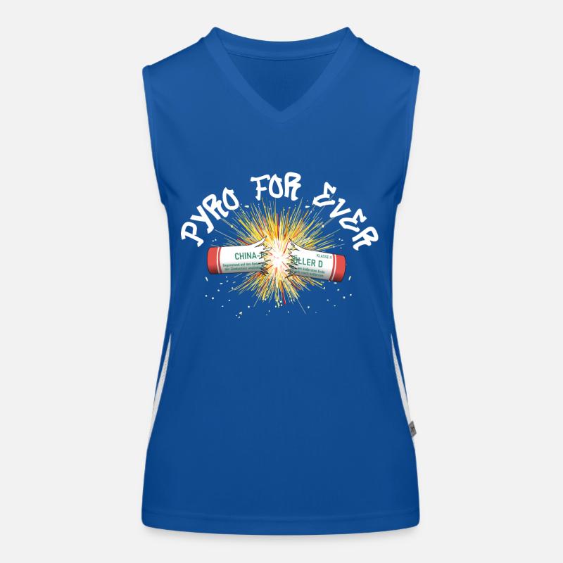 Pyro For Ever Funktionelles Kontrast-Tank Top für Frauen