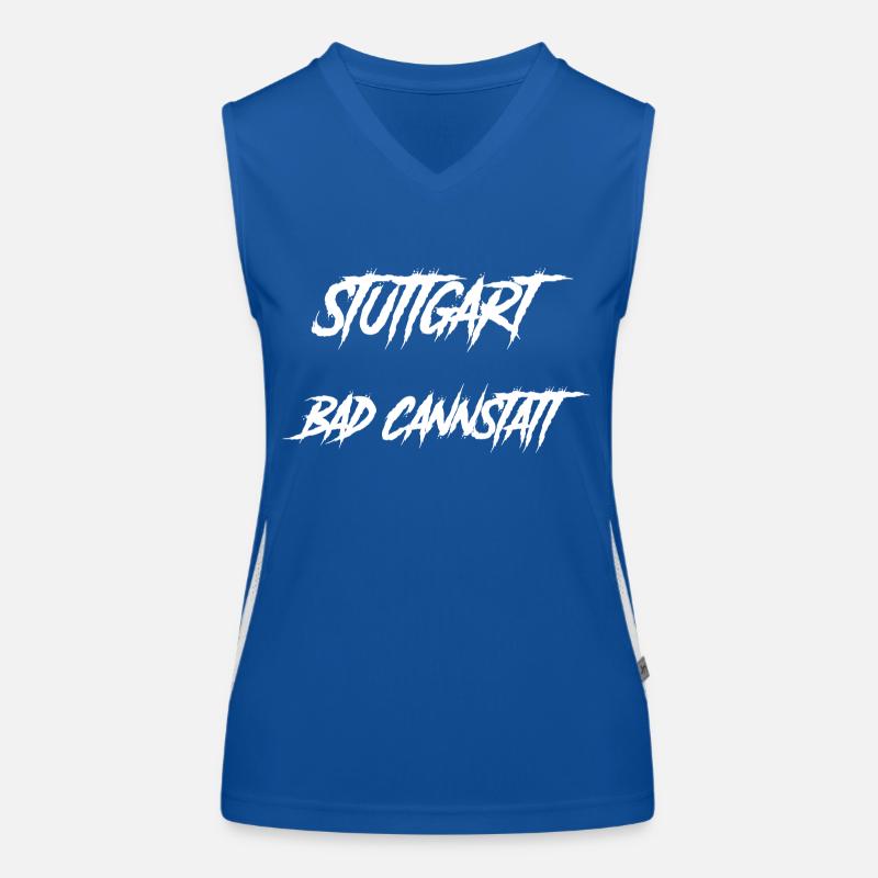 Stuttgart Bad Cannstatt Tshirt Funktionelles Kontrast-Tank Top für Frauen