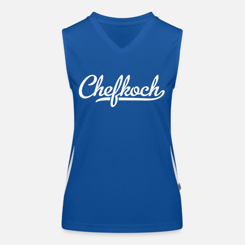 Chefkoch Funktionelles Kontrast-Tank Top für Frauen