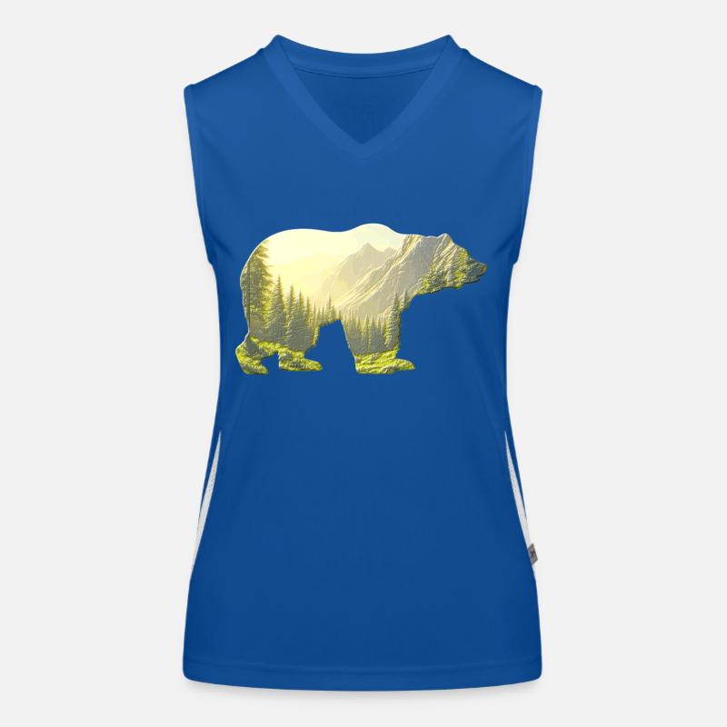 Bear 🐻 Women's Functional Contrast Tank Top