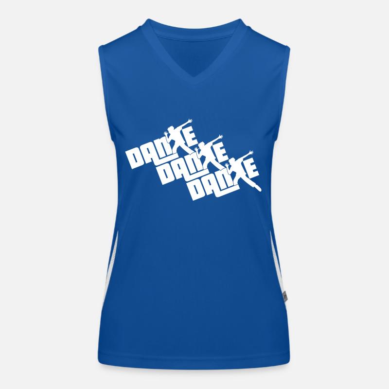 Dance Text Dancing Man Silhouette Party Music Women's Functional Contrast Tank Top