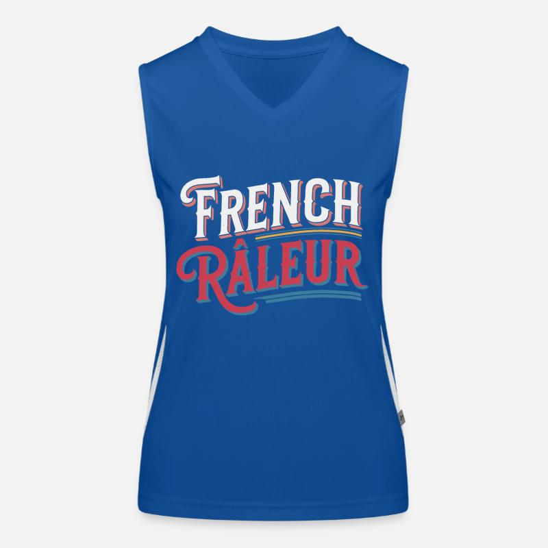 French râleur Débardeur respirant contrasté Femme