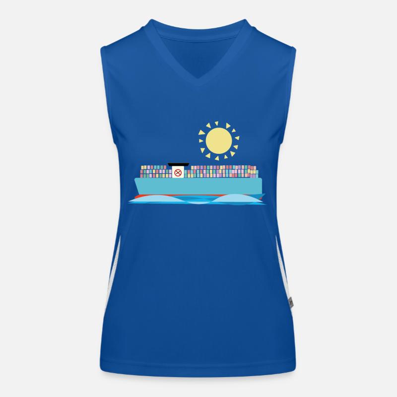 Container Ship Women's Functional Contrast Tank Top
