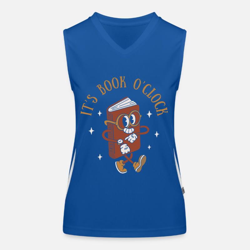 It's Book O'clock Women's Functional Contrast Tank Top