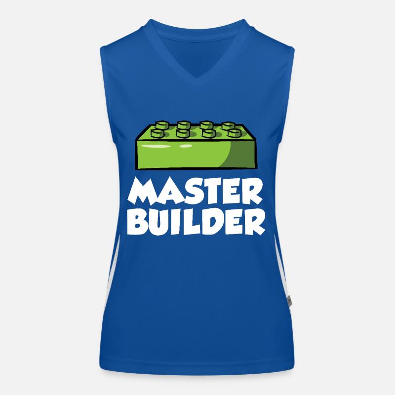 Brick Builder Toys Blocks Clamping Blocks Bricks Women's Functional Contrast Tank Top