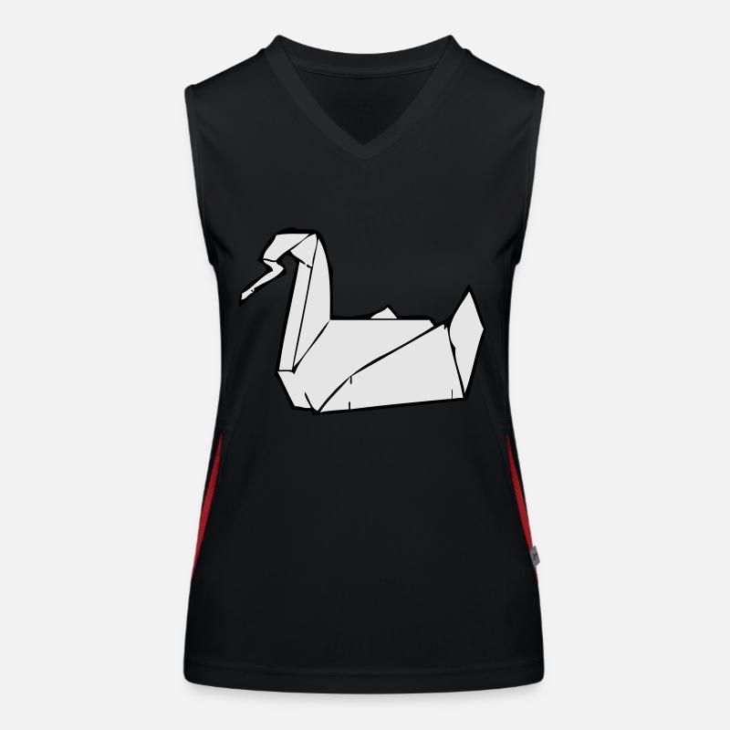 PRISON BREAK Kranich Funktionelles Kontrast-Tank Top für Frauen