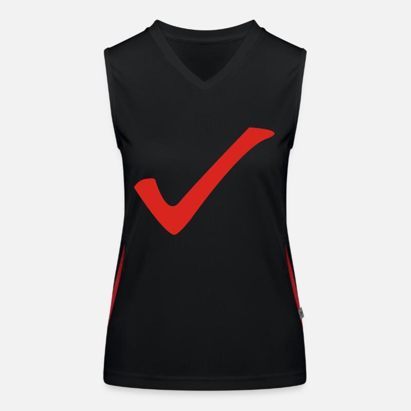 Check - hook Women's Functional Contrast Tank Top