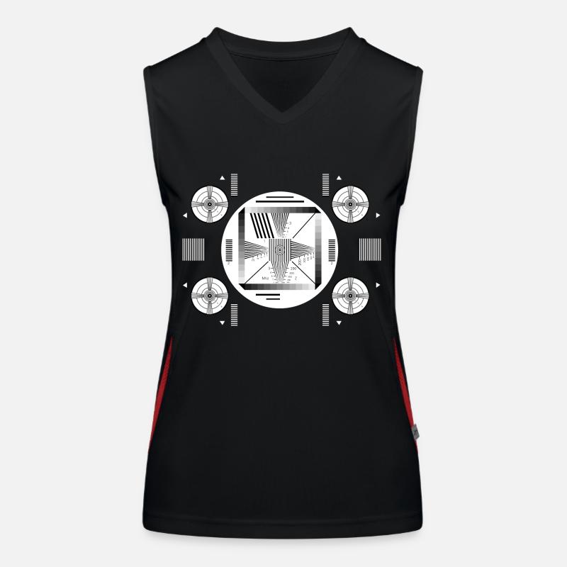 testbild Funktionelles Kontrast-Tank Top für Frauen