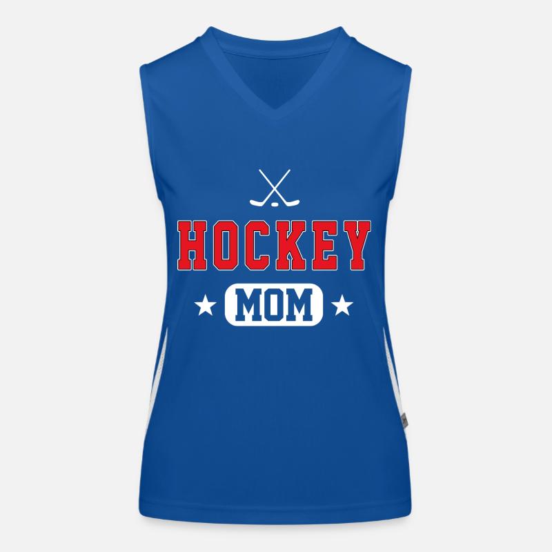 Hockey Mom Débardeur respirant contrasté Femme