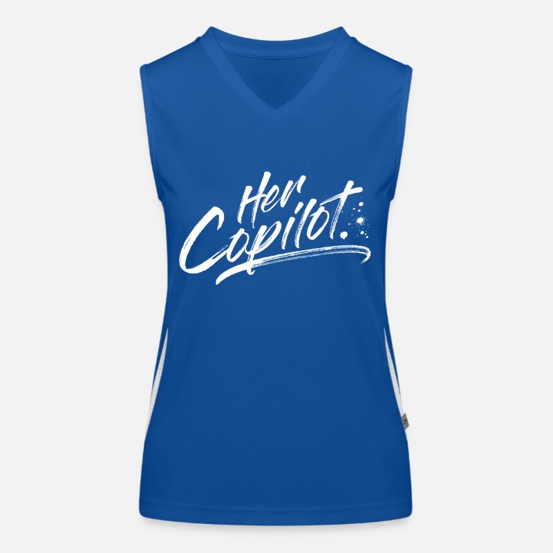 Her Copilot Women's Functional Contrast Tank Top