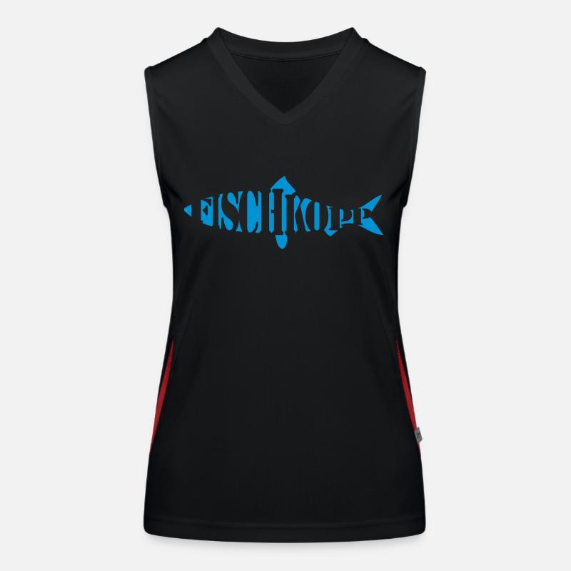 fischkopp Funktionelles Kontrast-Tank Top für Frauen
