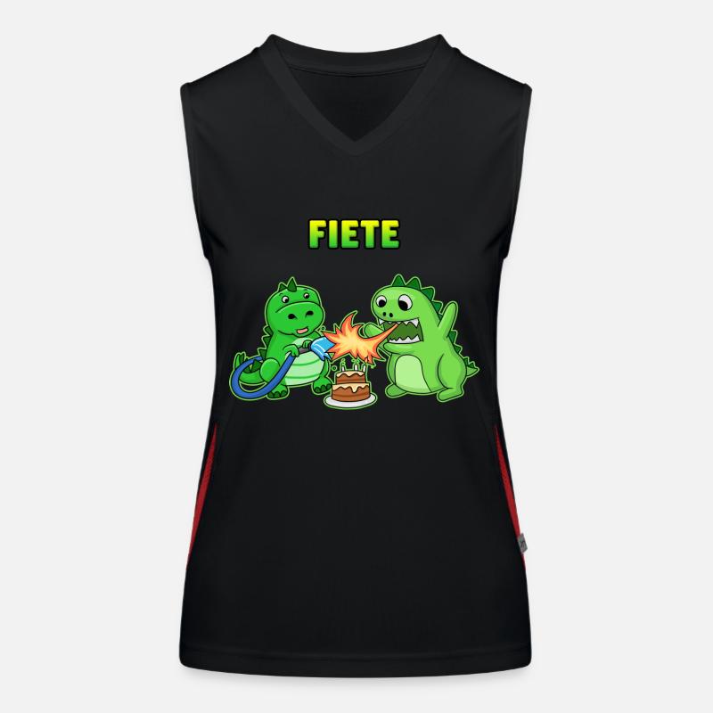 Fiete Geburtstag Geschenk Funktionelles Kontrast-Tank Top für Frauen