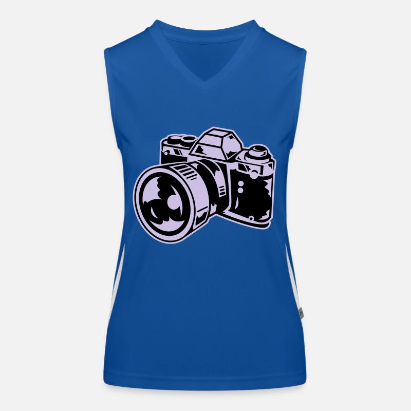 camera Women's Functional Contrast Tank Top