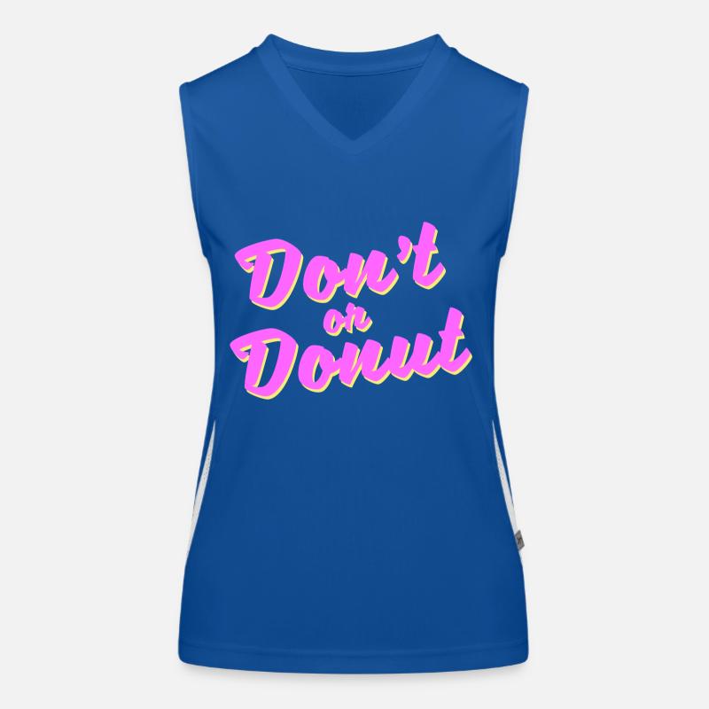 Do not or donut Women's Functional Contrast Tank Top