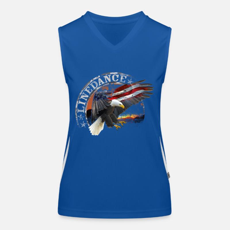 kl_linedance32 Women's Functional Contrast Tank Top