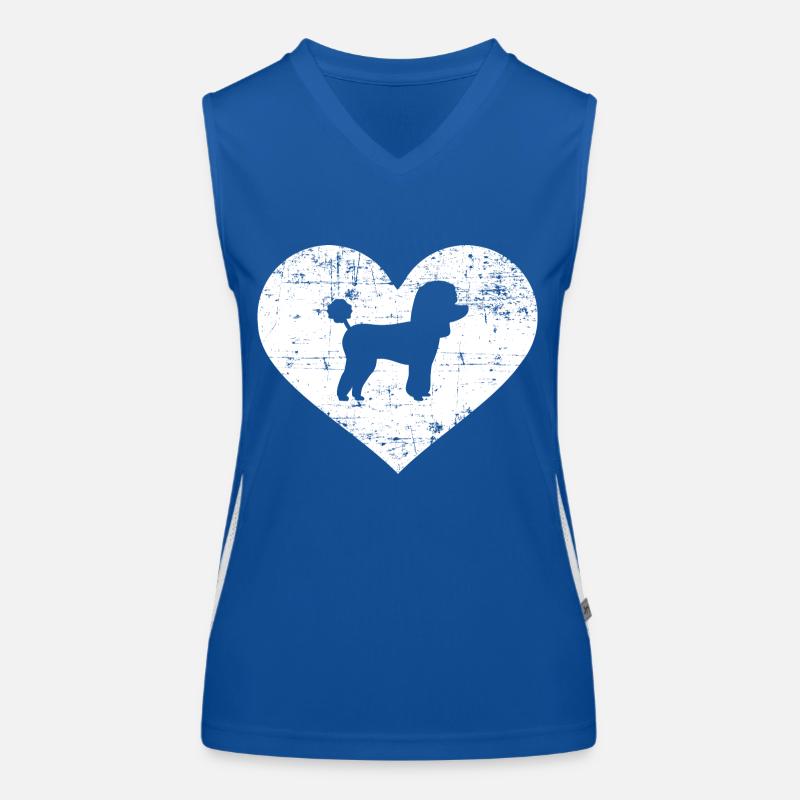 Caniche Débardeur respirant contrasté Femme