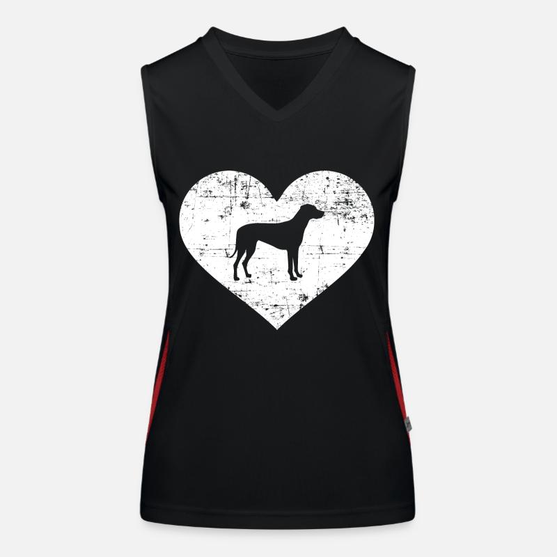 Rhodesian Ridgeback Women's Functional Contrast Tank Top