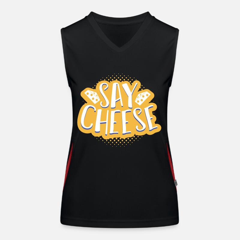 Cheese Women's Functional Contrast Tank Top