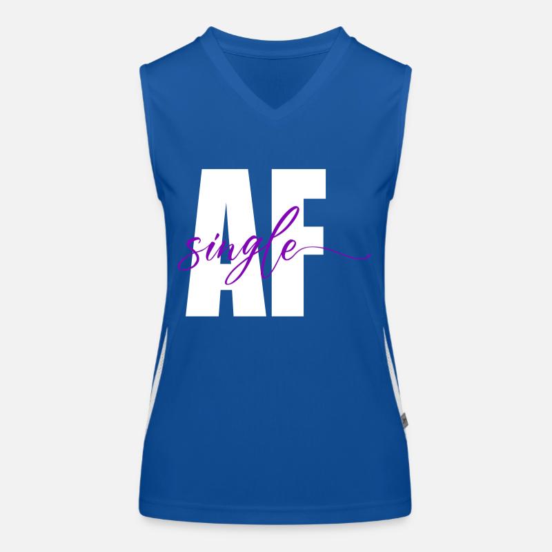 Célibataire Comme maudit Débardeur respirant contrasté Femme