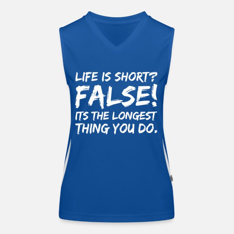 Inspiration Motivation Positiv Leben Lebenszeit Funktionelles Kontrast-Tank Top für Frauen