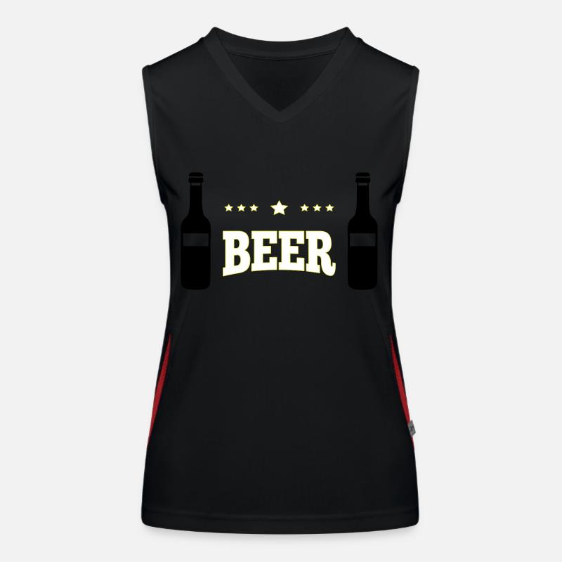 Beer Women's Functional Contrast Tank Top